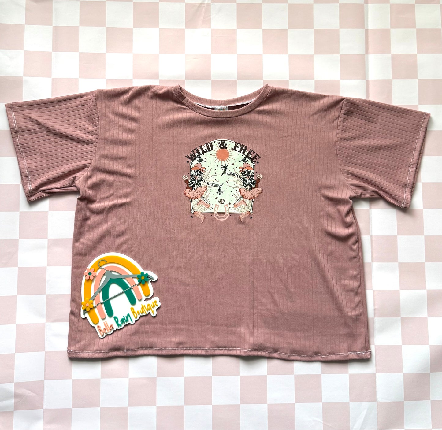 9/10 Wild & free oversized tee