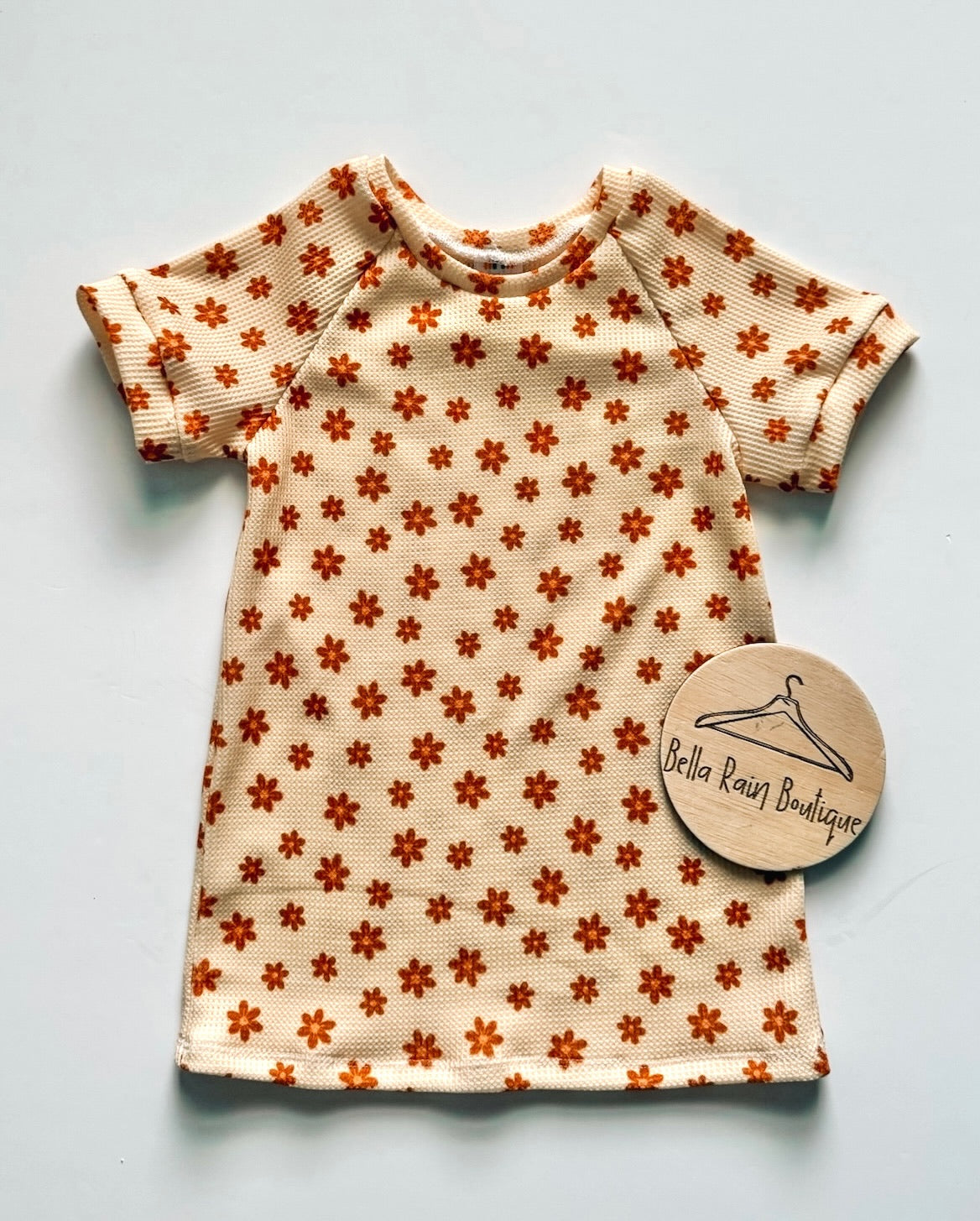 3T Floral Waffle Lounge Top