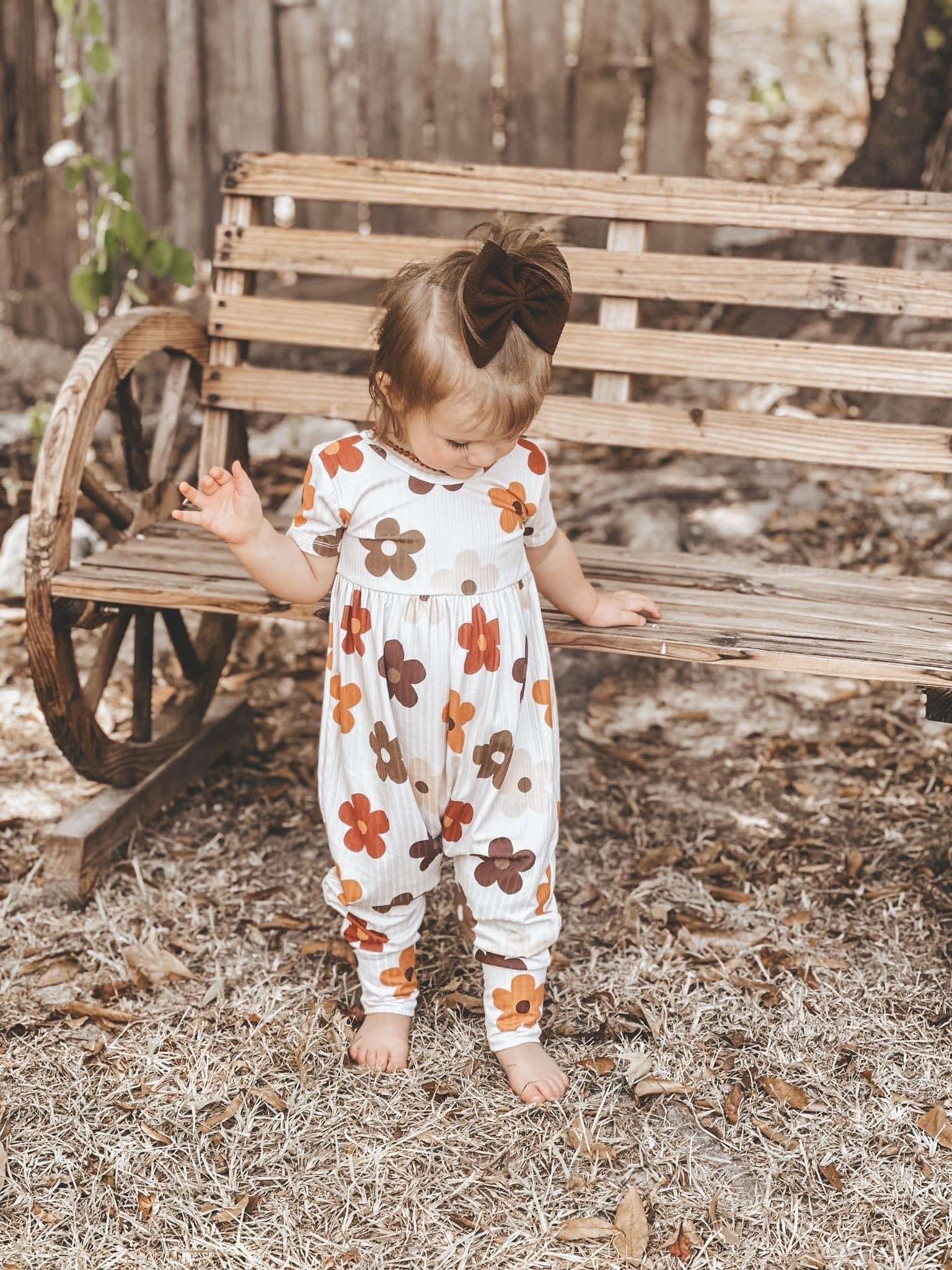 Floral Pants Romper