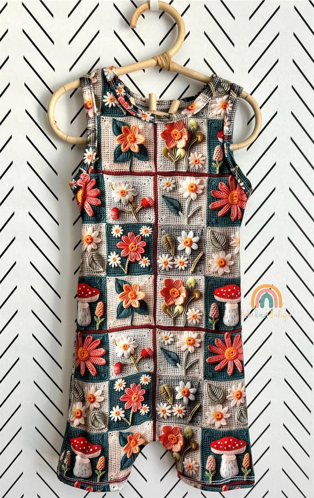Summer knit ollie romper