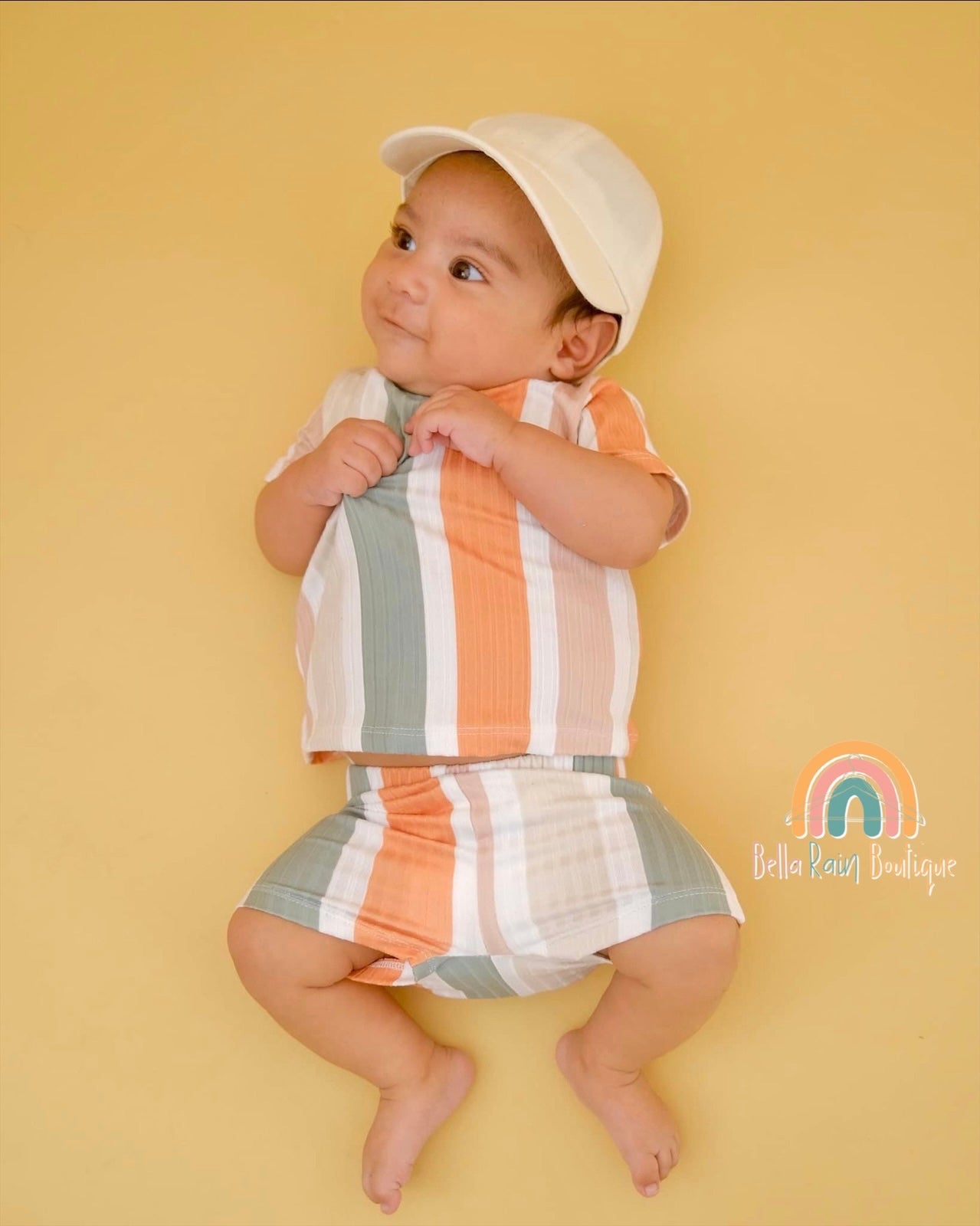Stripe Tee/Shorts/Pants