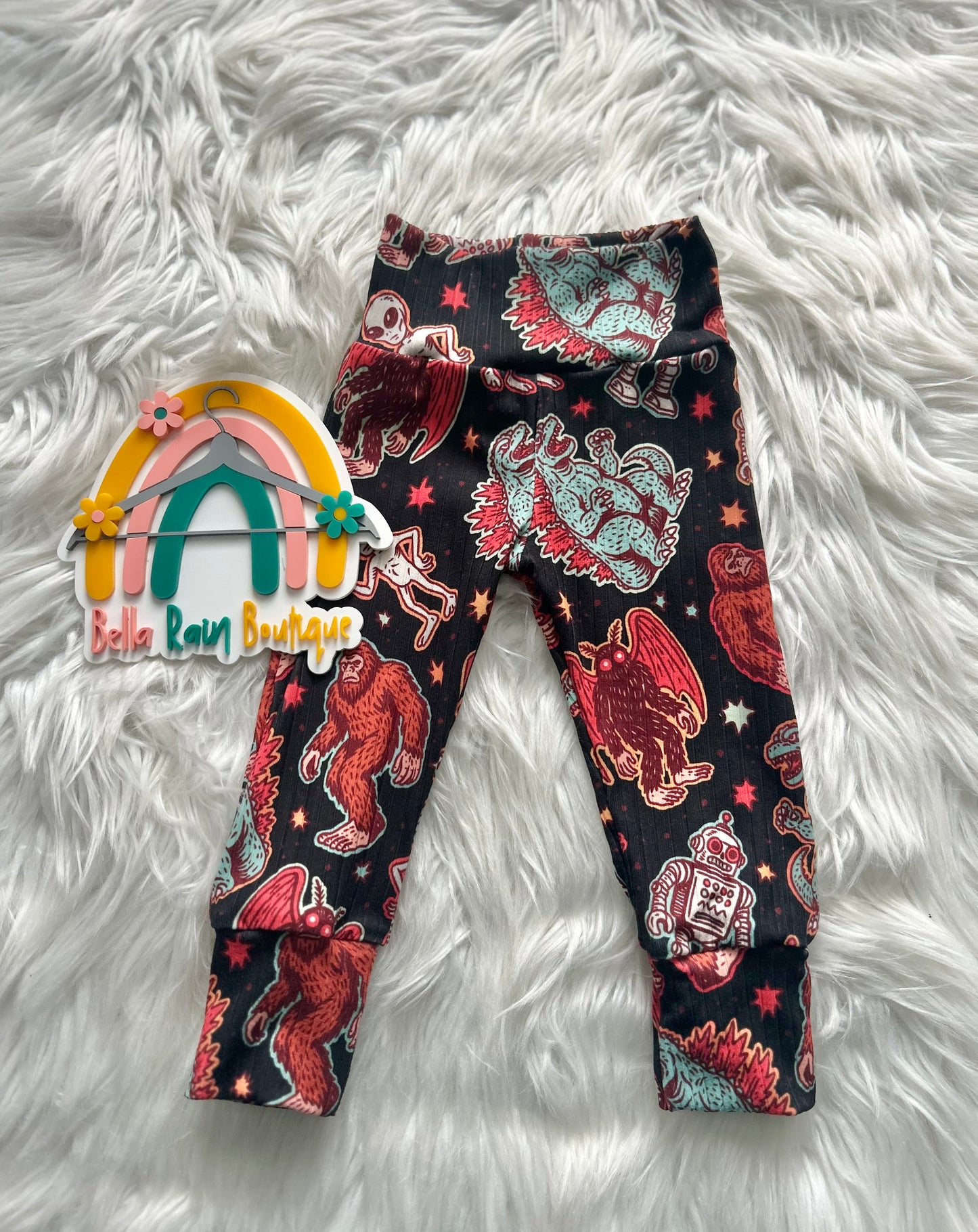 9-12M Retro Creature Pants