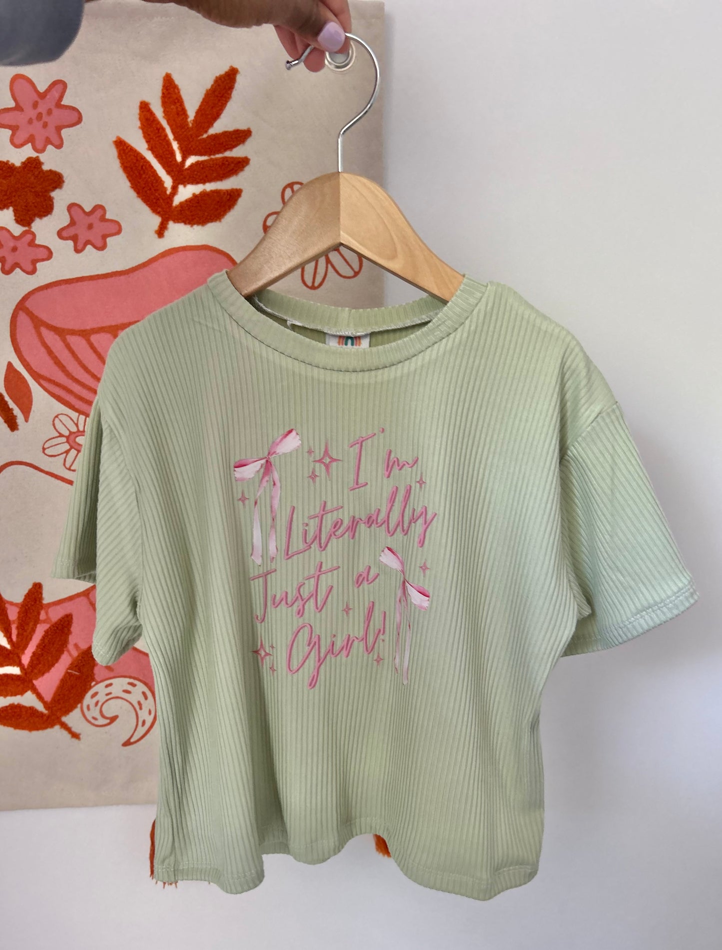 3T I’m LITERALLY Just A Girl Oversized Graphic Tee