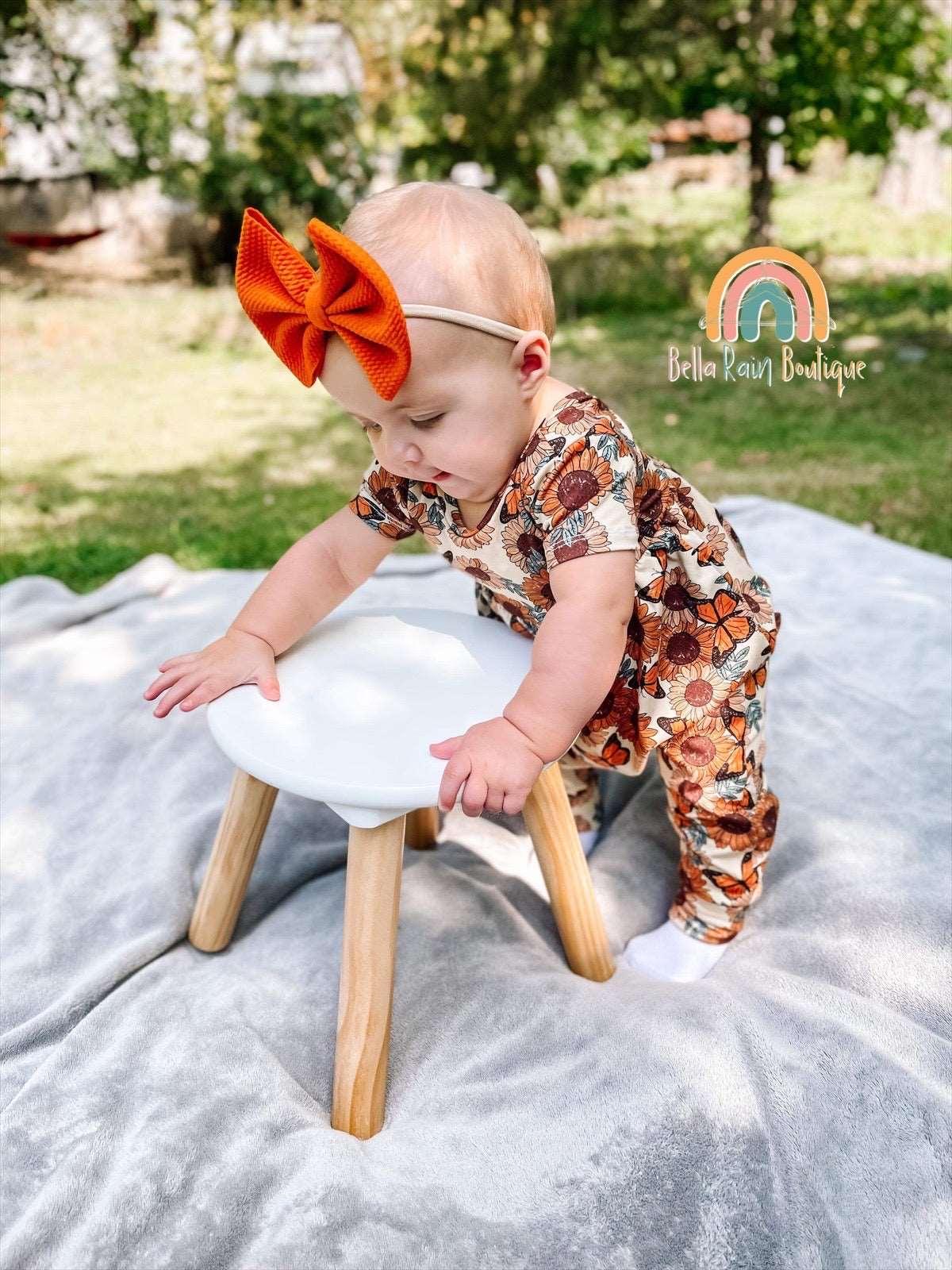 Sunflower Pants Romper