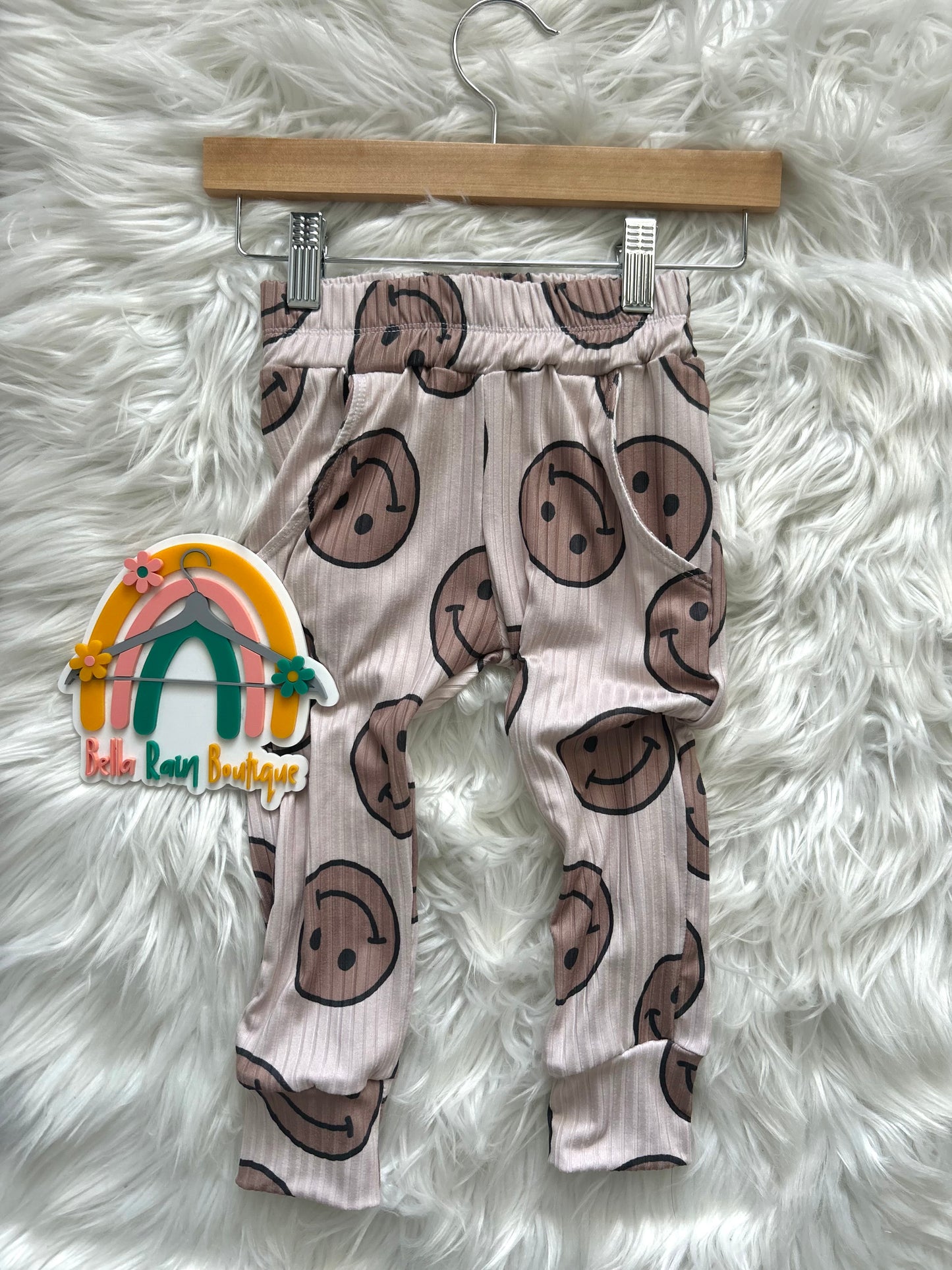 2T Gender Neutral Smiley Joggers
