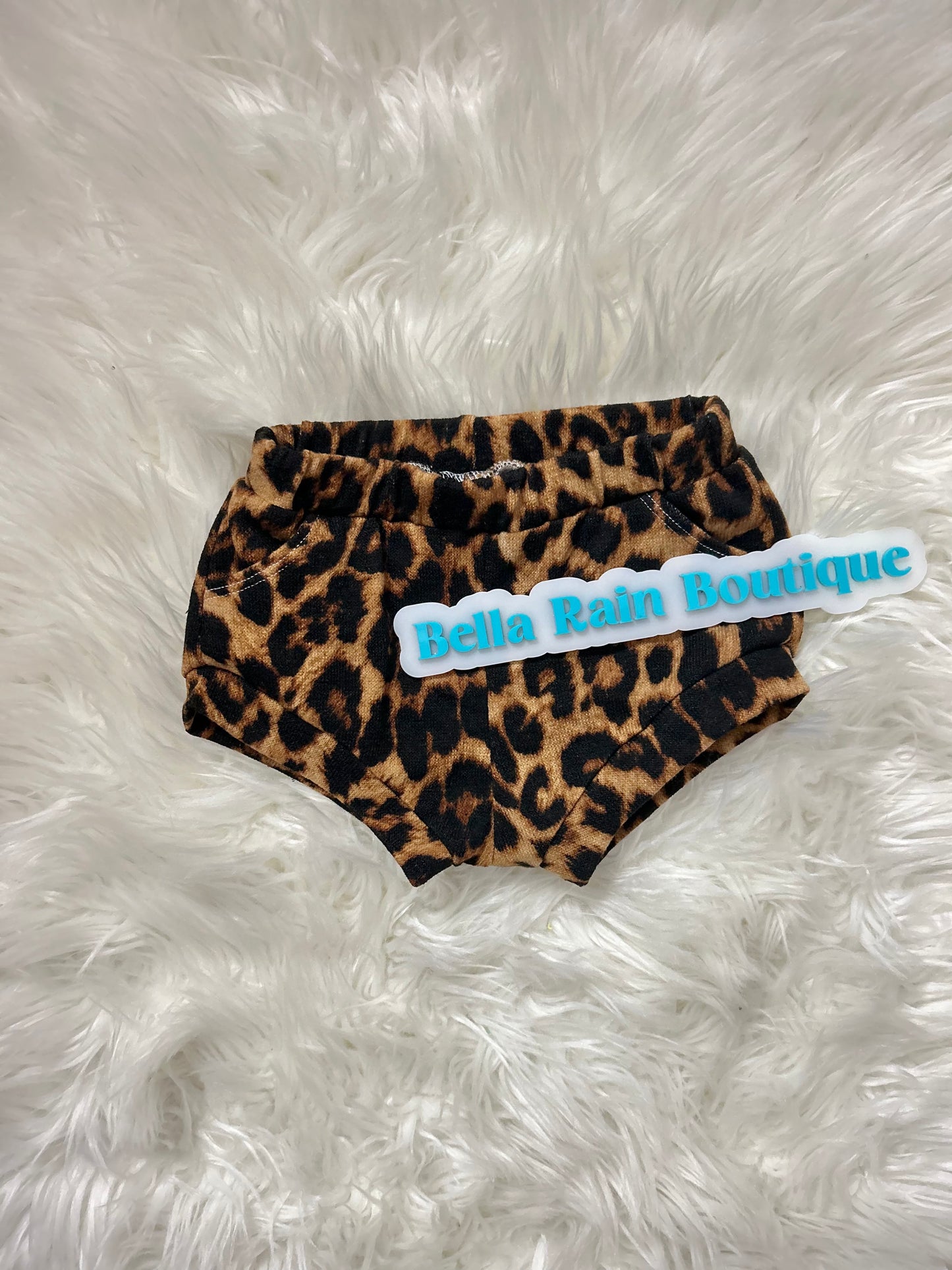 18-24M Animal print pocket shorts