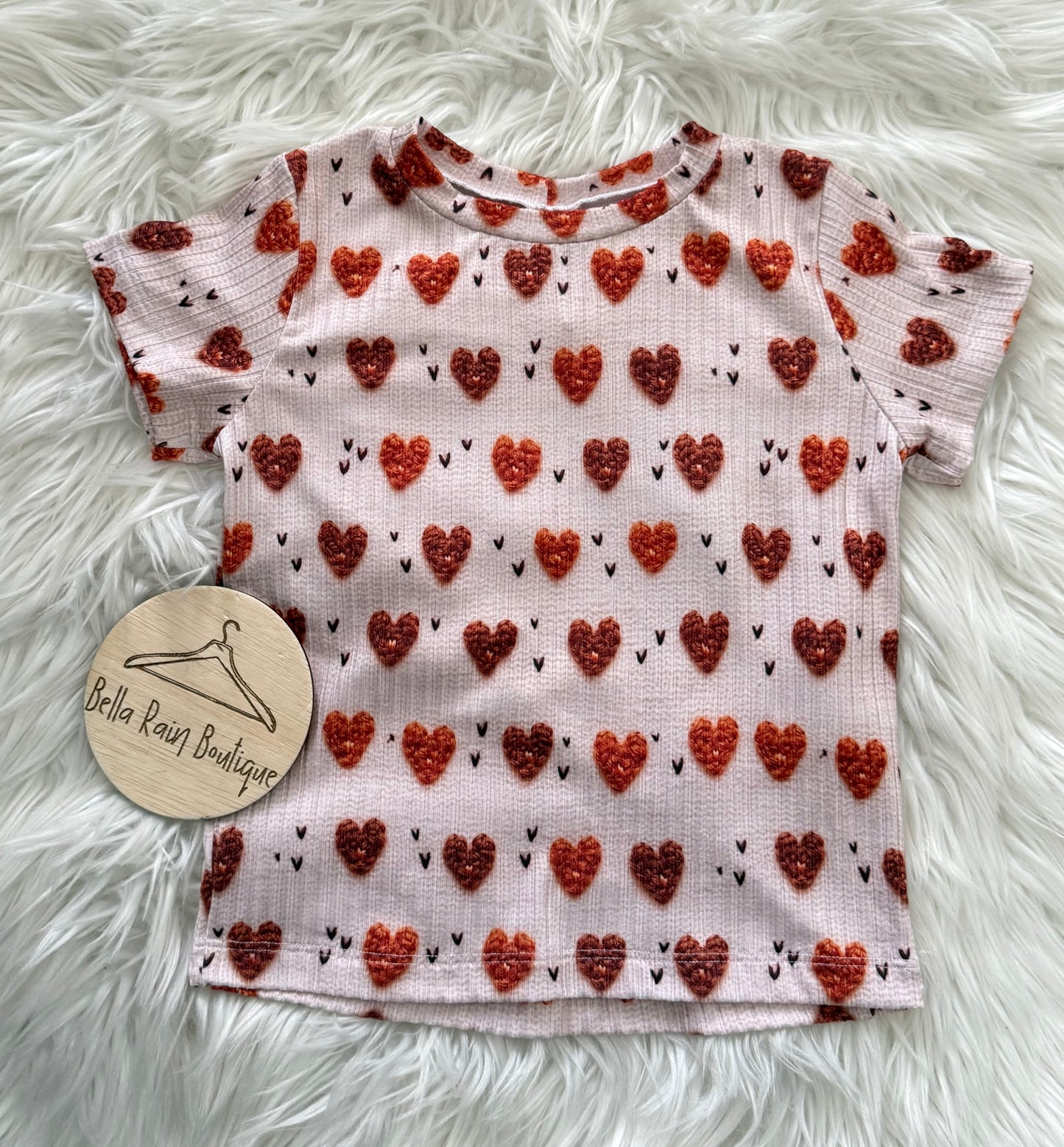 3T Neutral Hearts Tee