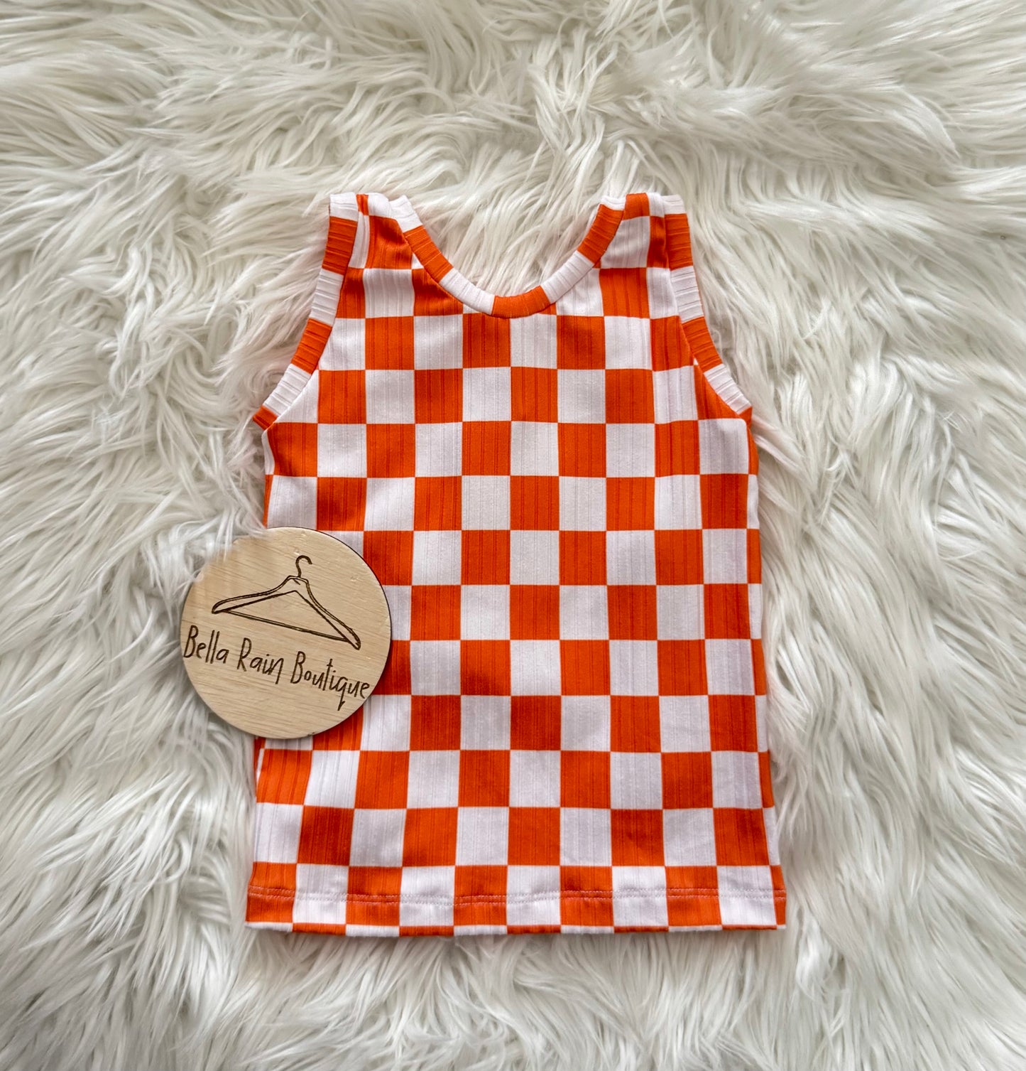 2T Orange Checker Tank