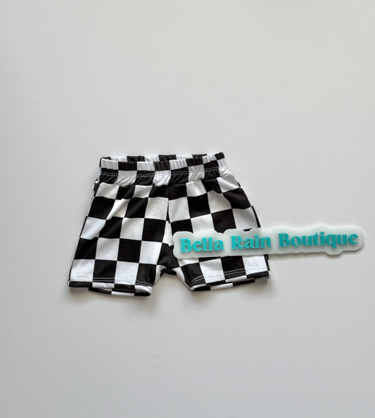 6-9M Checker shorts