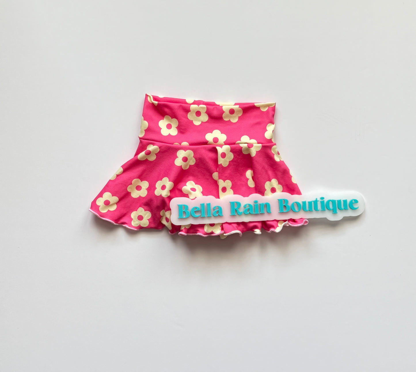 3-6M Pink skirted bummies