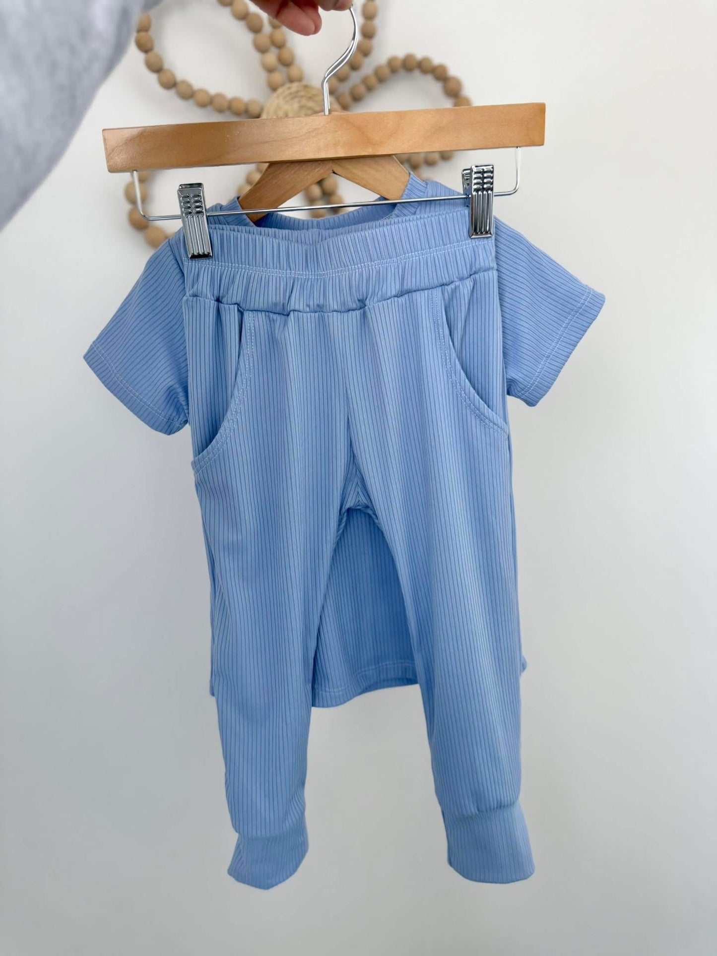 Spring Blue Tees & Joggers