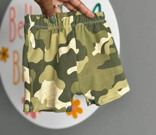 Ready to ship camo boy shorts