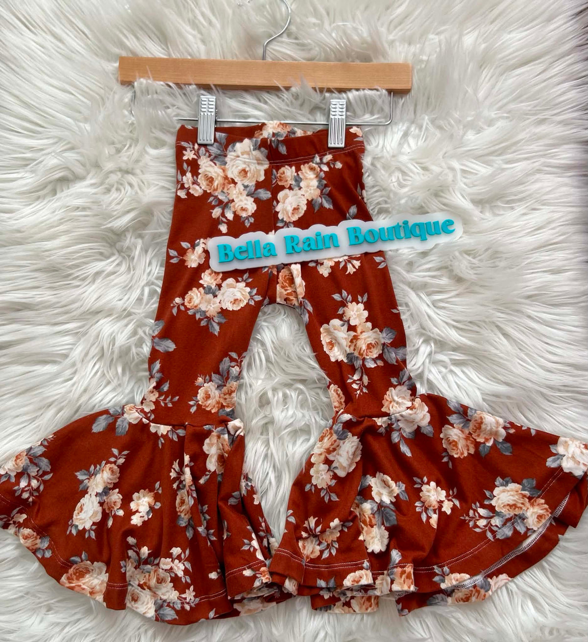 4T Red Floral Bells