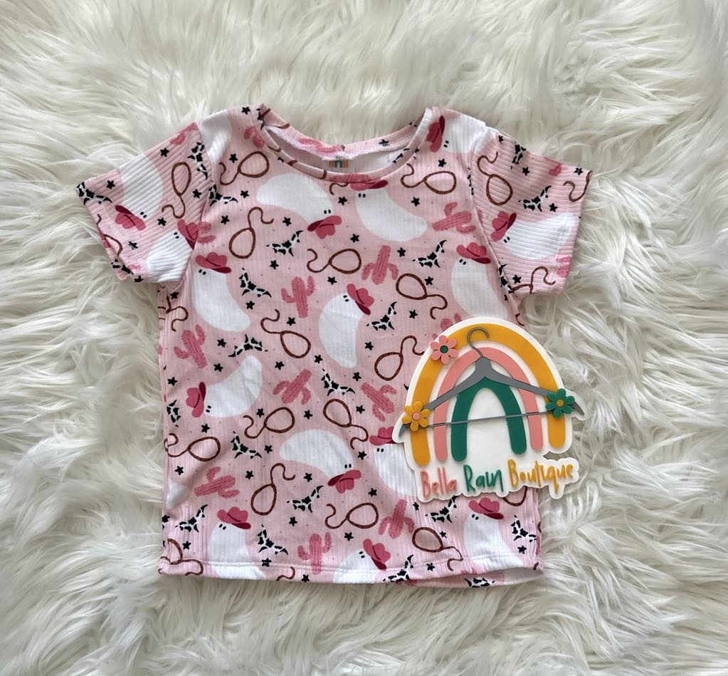 18-24 rodeo ghosts basic tee