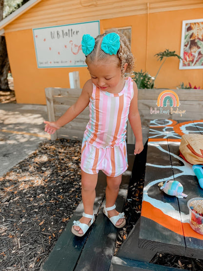 🌸 Pastel stripes breezy set 🌞