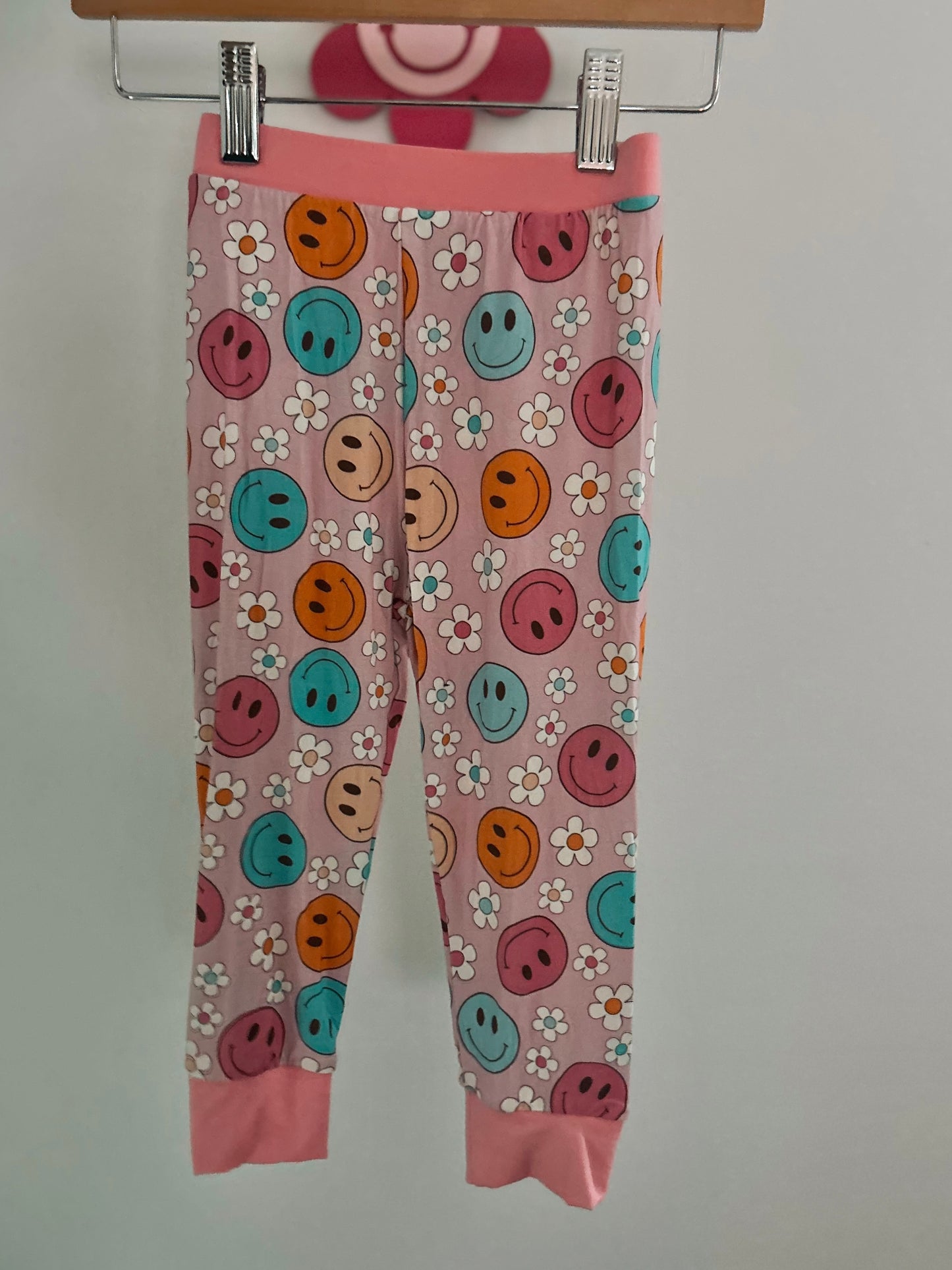 Size 10 Floral Smiley Bamboo Set