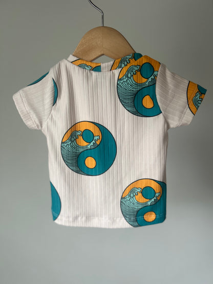 9-12M Ying Yang Beach Tee