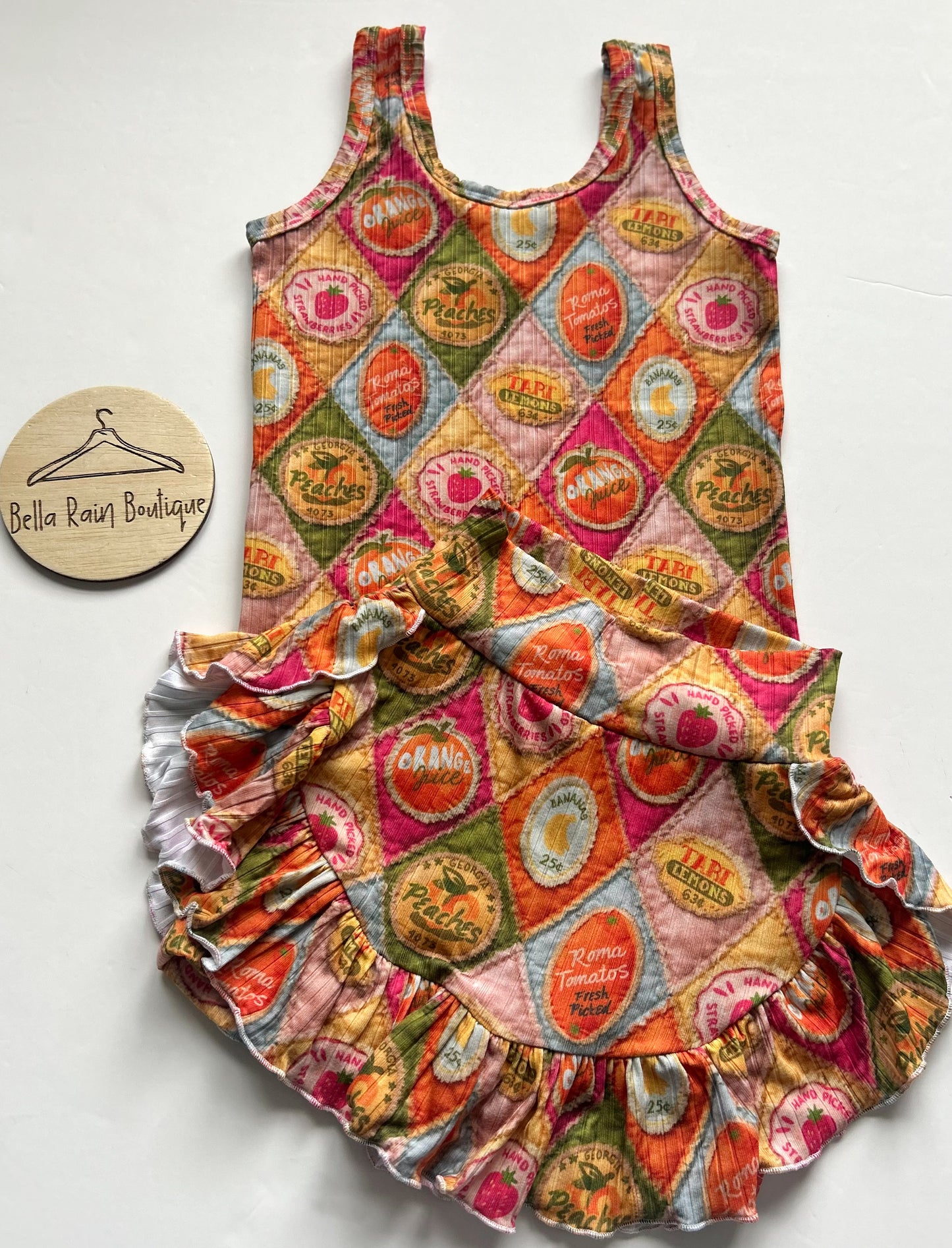 5T Fruit Skort and Tank Set