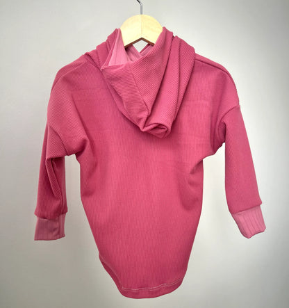 18-24M Raspberry Poncho