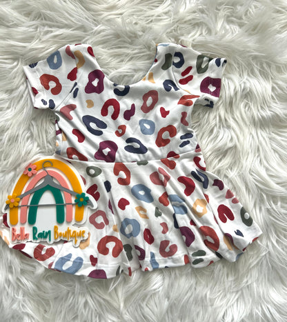 2T Animal Print Peplum