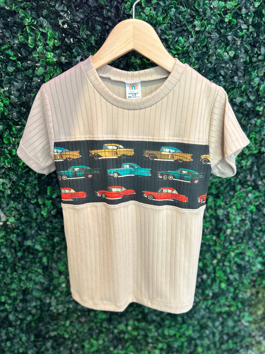 4T Classic Car Color-block Tee