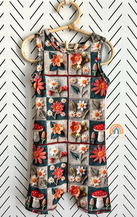 Summer knit ollie romper