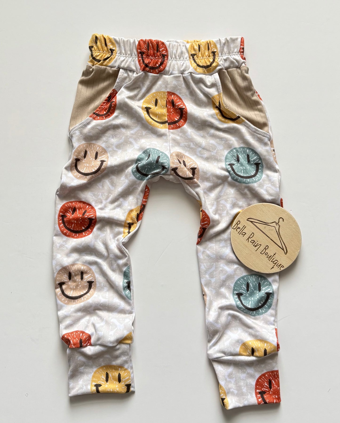 4T Smiley Joggers