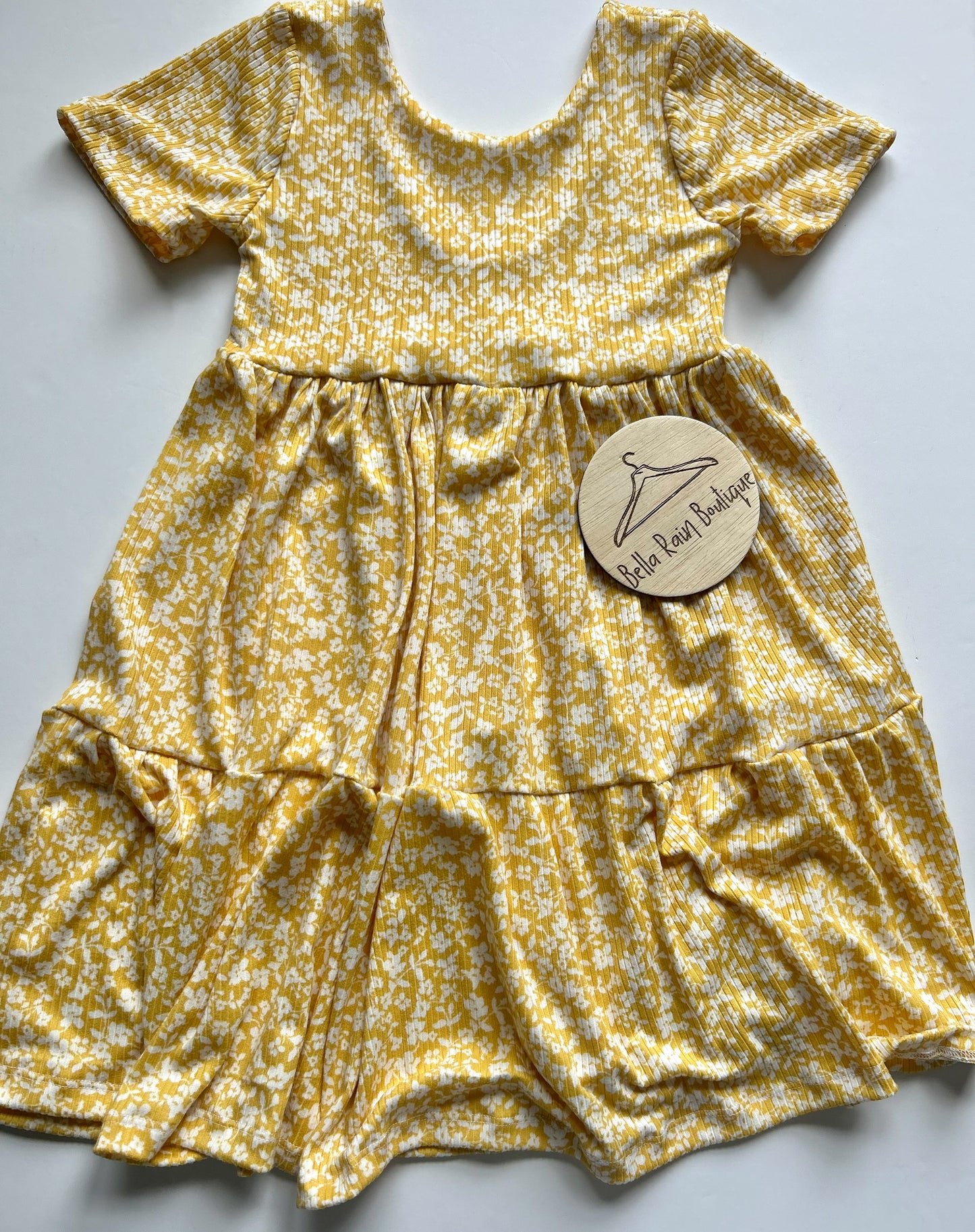 Size 8 Yellow Floral Dress