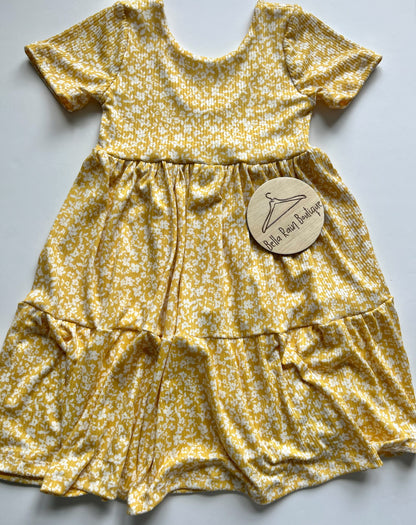 Size 8 Yellow Floral Dress