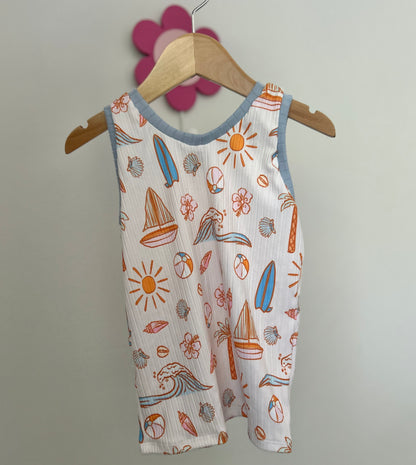 4T Coastal Cutie Beach Tank