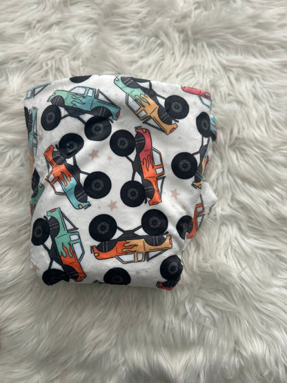 Colorful Trucks Soft & Cozy Minky Blanket
