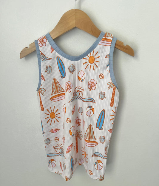 4T Coastal Cutie Beach Tank