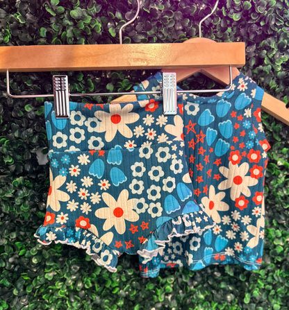 3-6M Fourth of July Tank and Ruffle Bummies