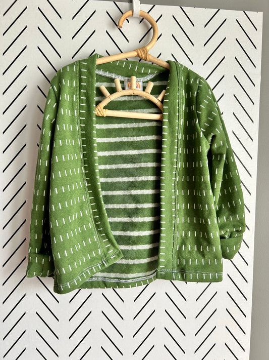 2T Green cardigan