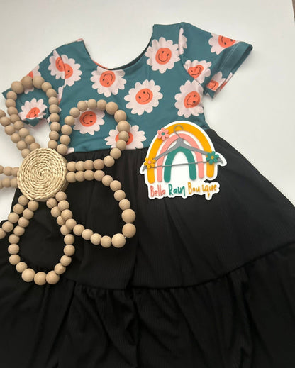 Size 10 Tiered Floral Daisy Dress