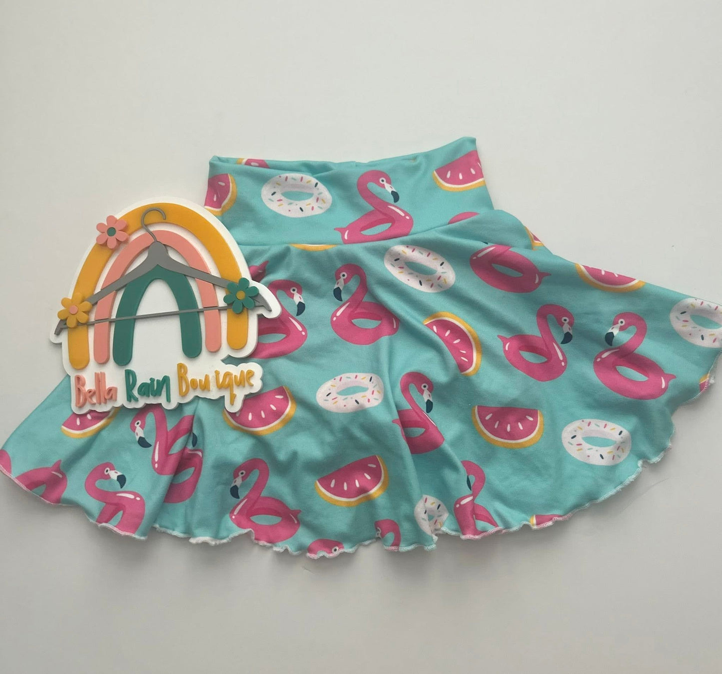 12-18M Pool Float Lettuce Hem Skirted Bummies