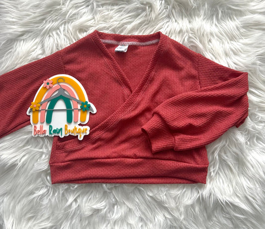 Size 6 Cross Over Ballet/Dance Top