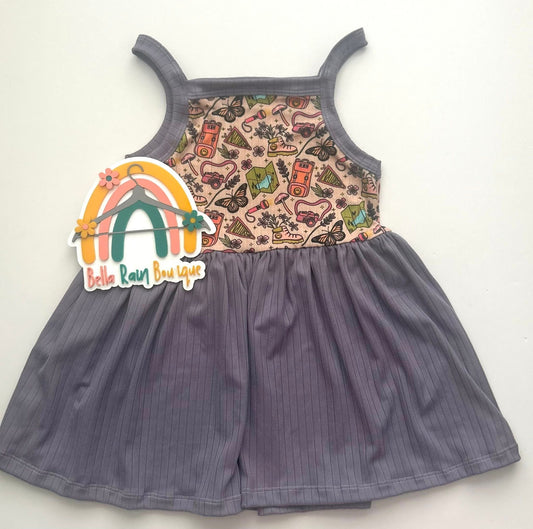 Size 6 Outdoor Camping Cami Peplum