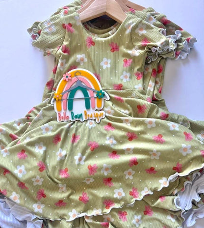 Spring Floral Twirl Dress