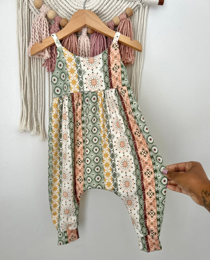 5T Boho Strappy Romper