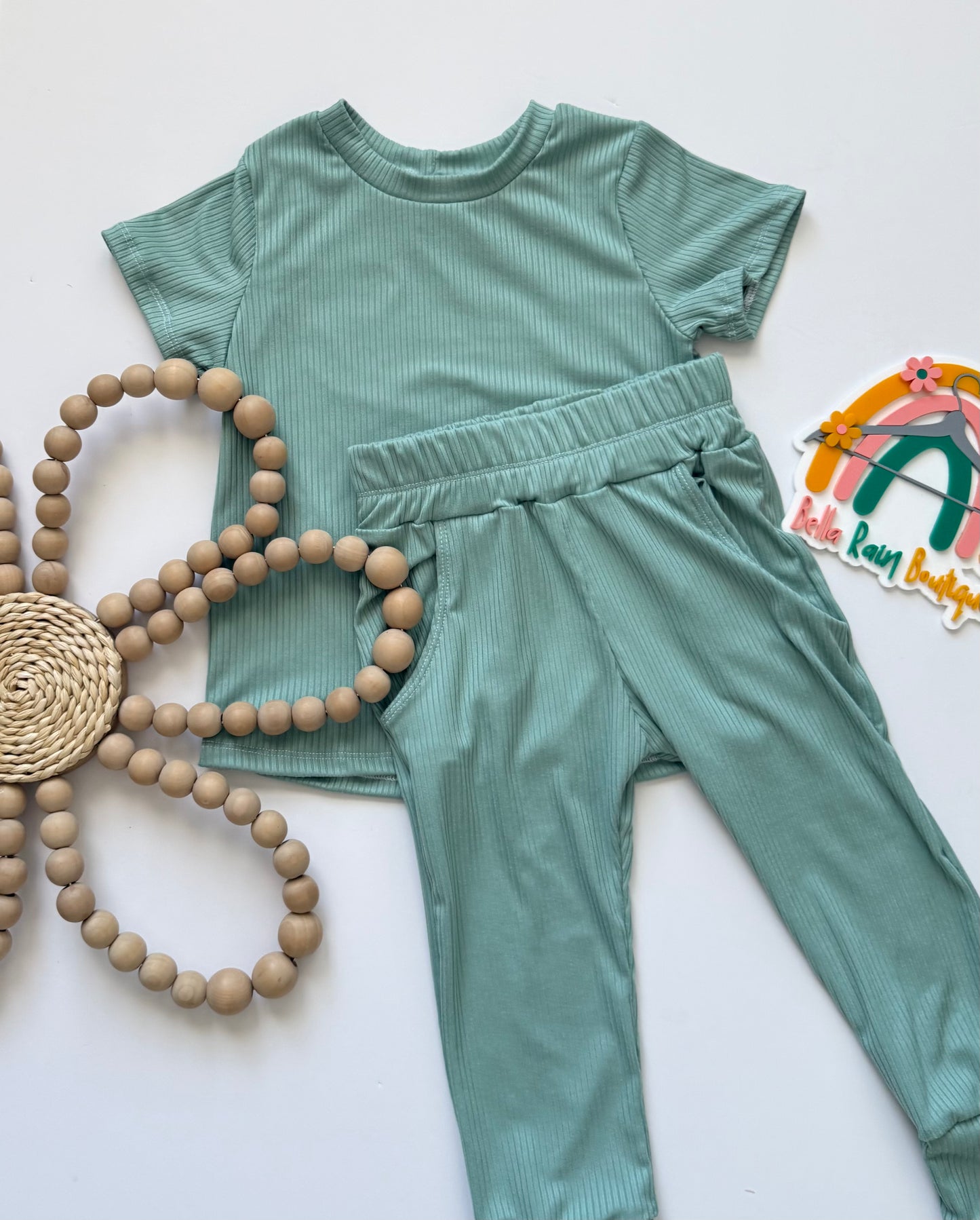 Spring Sage Tees & Joggers