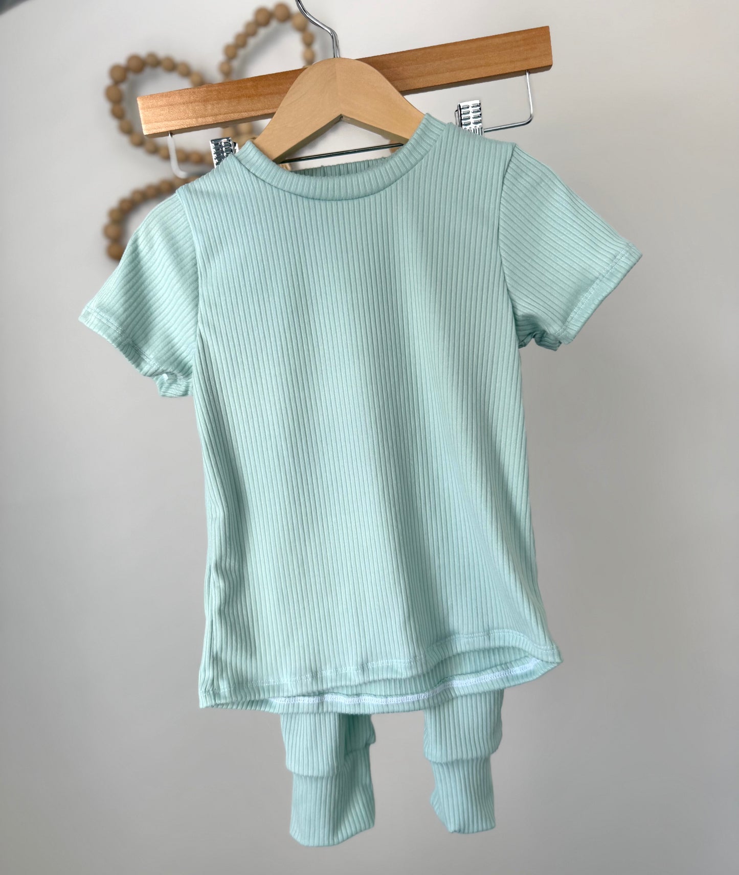 Spring Mint Blue Tees & Joggers