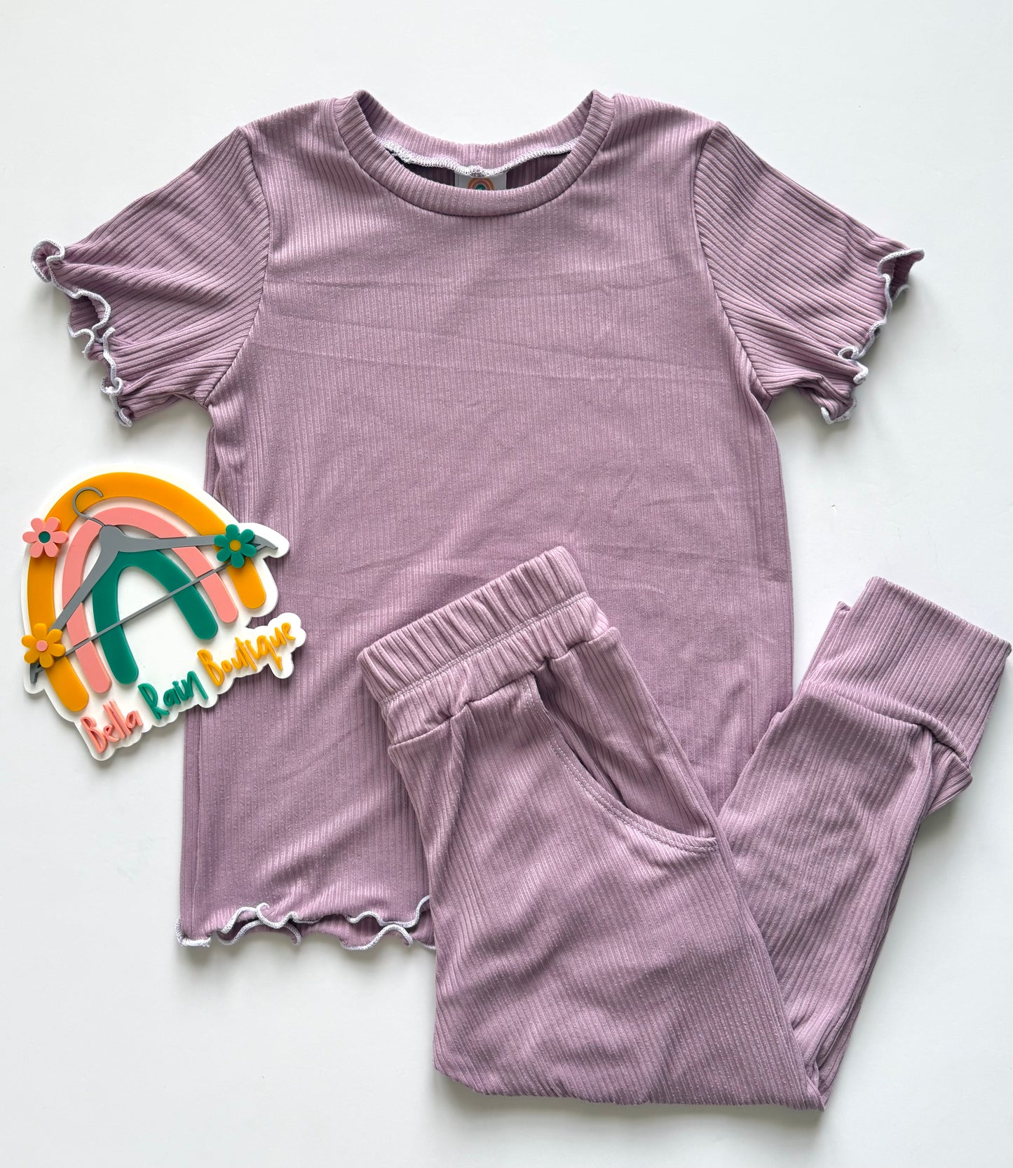 Vintage Purple Tees & Joggers