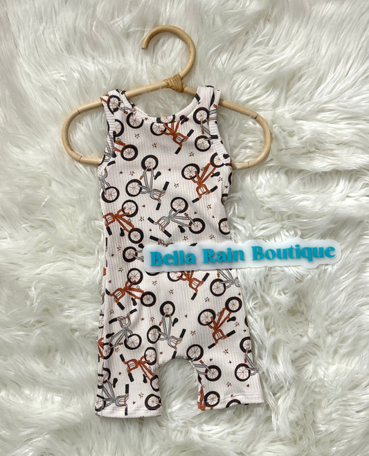 3-6M Bike Ollie Romper
