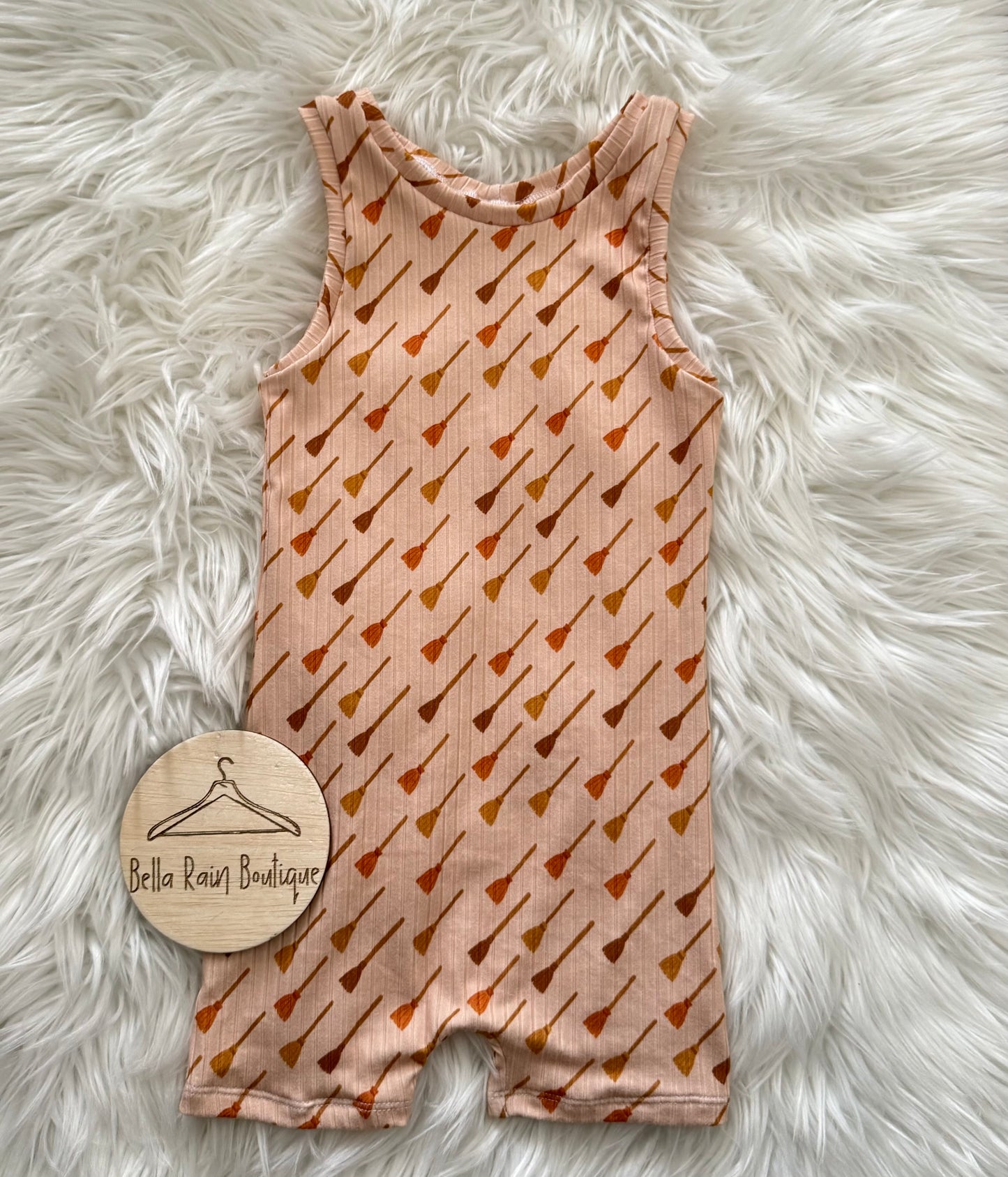 3T Halloween Broomstick Ollie Romper