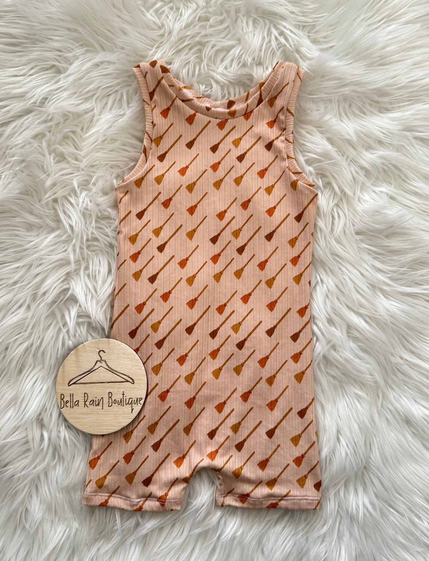 3T Halloween Broomstick Ollie Romper