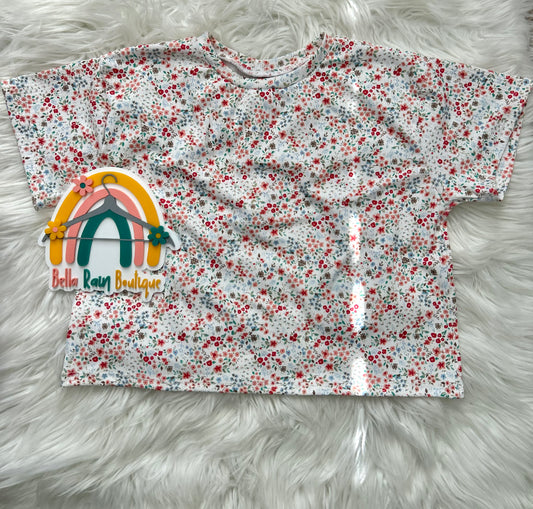 9/10 Floral oversized tee