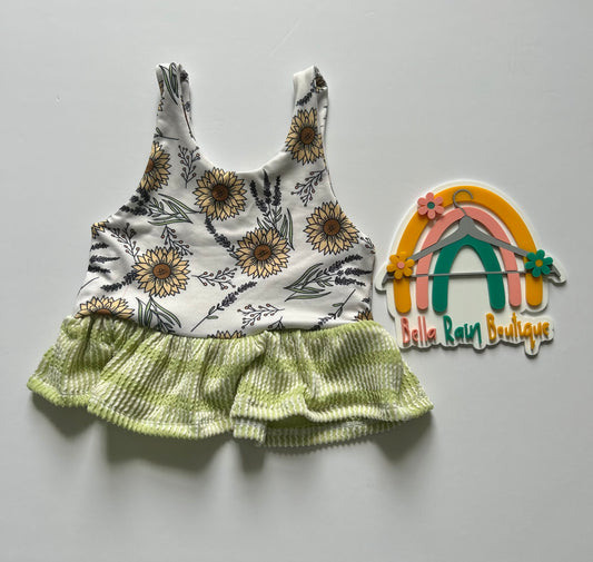2T ruffle peplum
