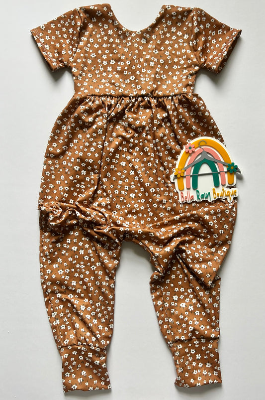 5T Floral Pants romper