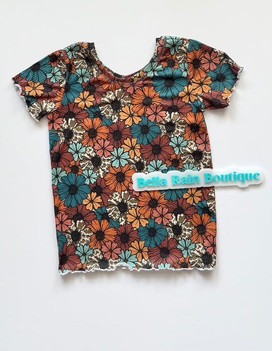 Size 6 Flower patch tee